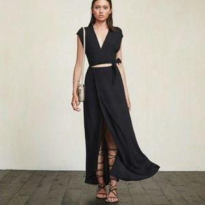 Reformation high-low cutout maxi dress